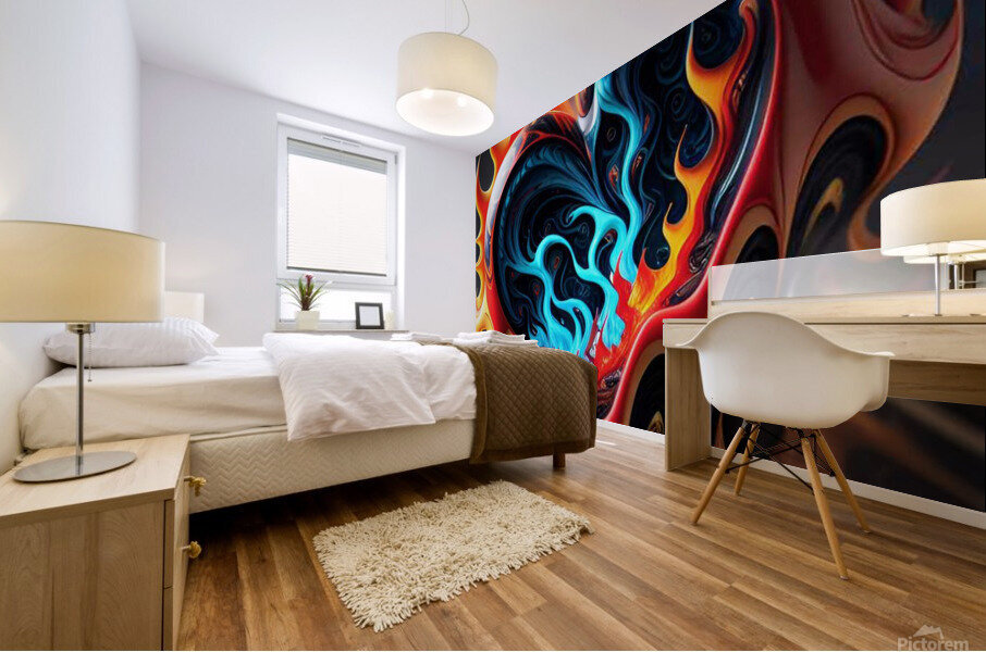 MELTING heart Mural print