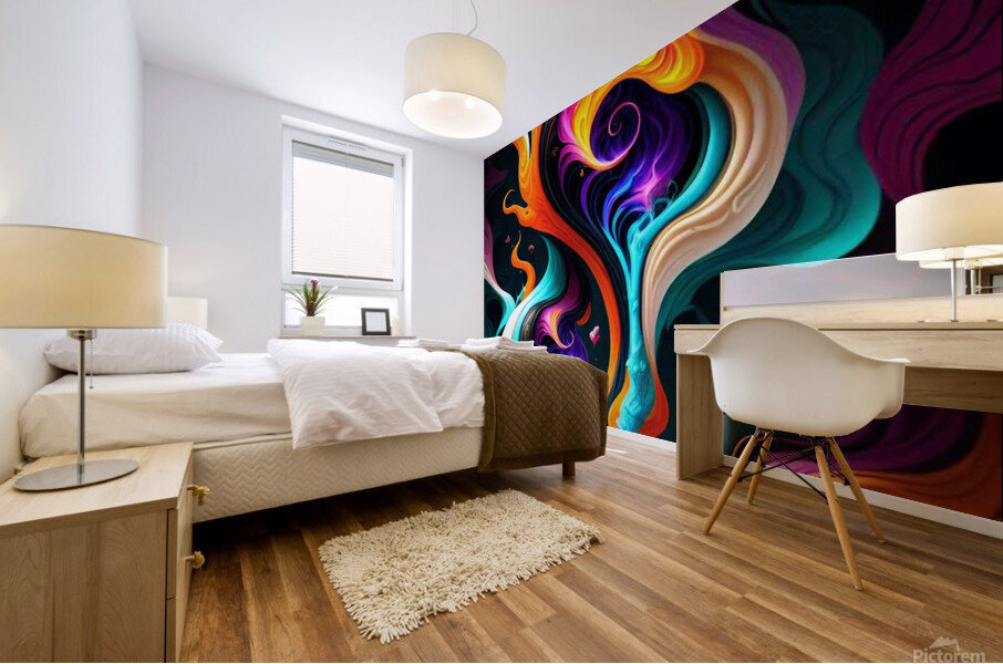 Mixed emotions Mural print
