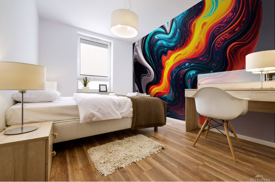 Cooling off Mural print