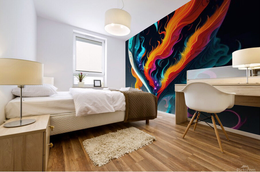 GOOD VS EVIL Mural print