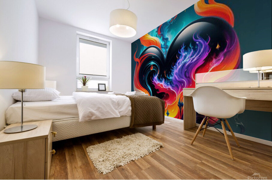 Anxious Mural print