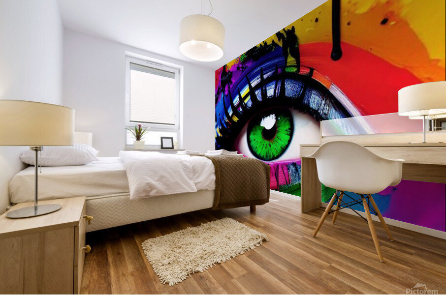 Colorful vision Mural print