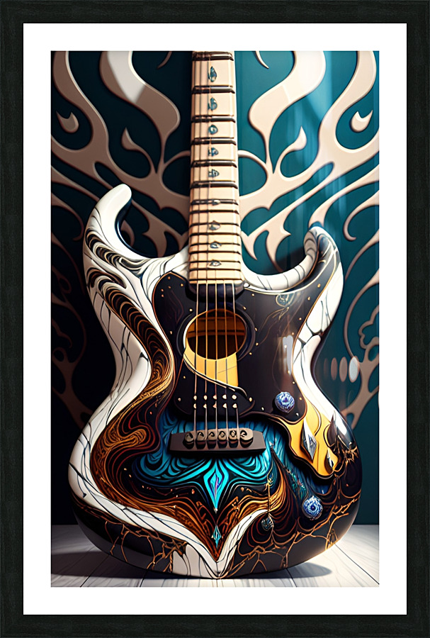 Guitar  1 Picture Frame print