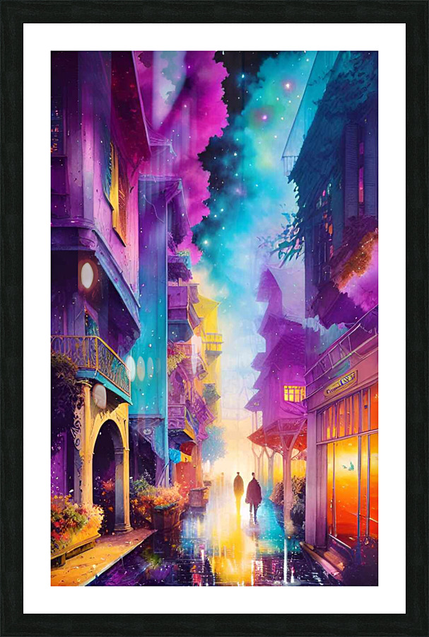 Full moon Picture Frame print