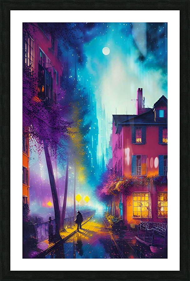 Night light  Picture Frame print