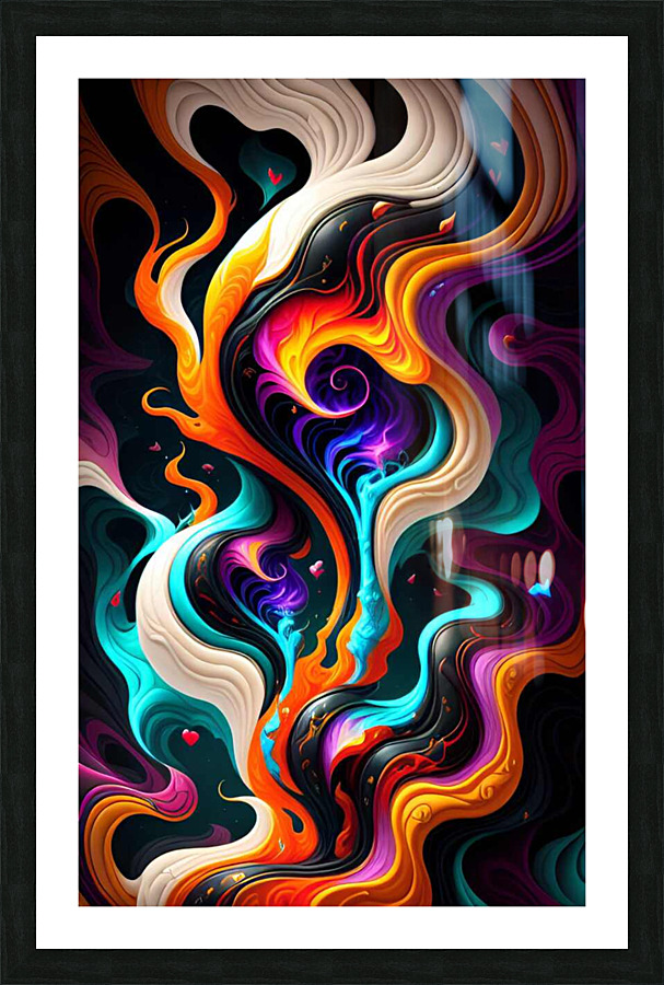Mixed emotions Picture Frame print