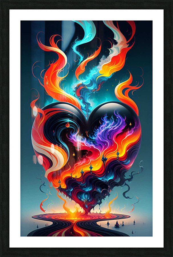 Anxious Picture Frame print