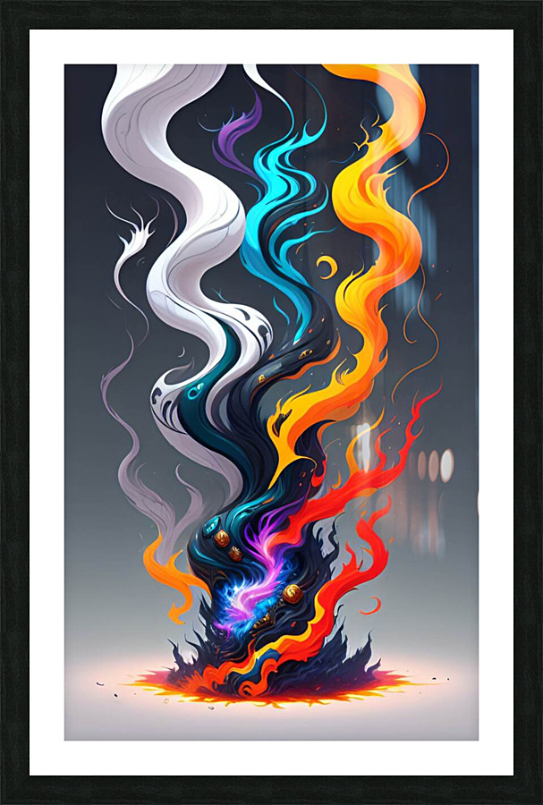 Smokey Picture Frame print