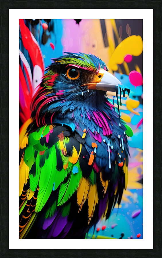 Creative Bird Picture Frame print