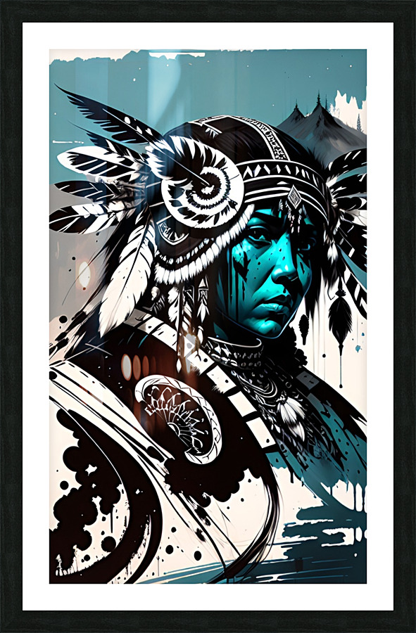 Tribal Picture Frame print