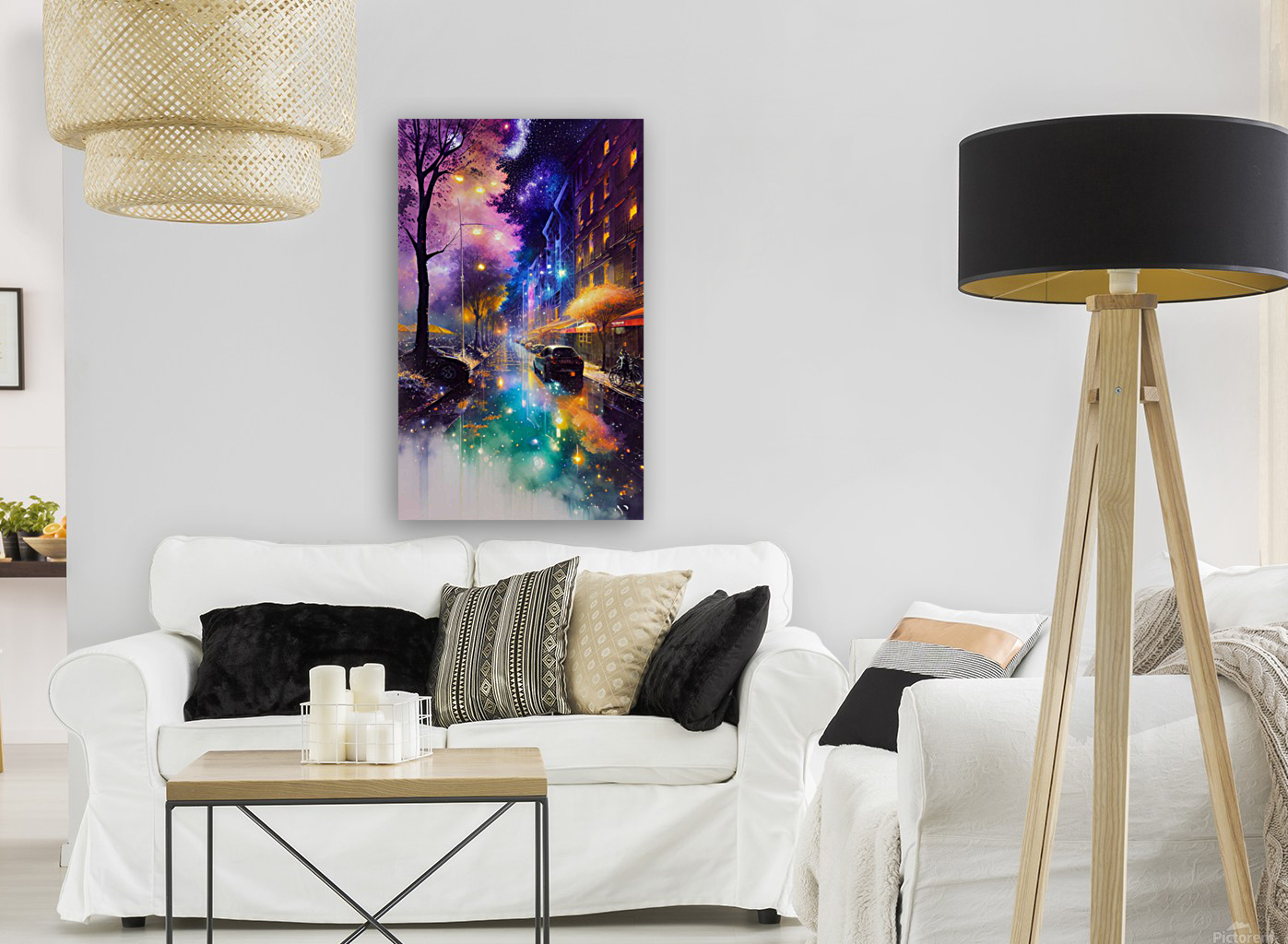 City lights Reproduction