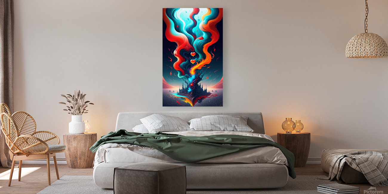 Fantasy on fire Reproduction
