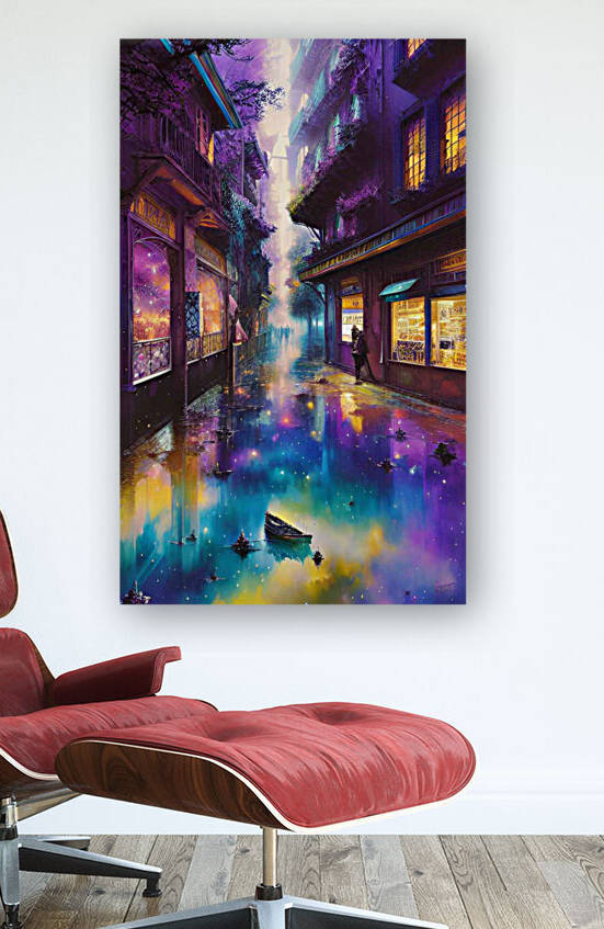 Gloomy city Reproduction