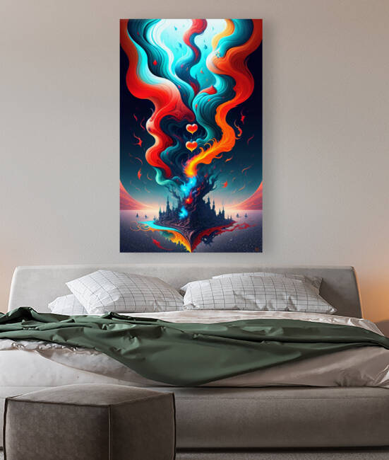 Fantasy on fire Reproduction
