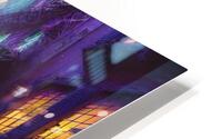 Gloomy city HD Metal print