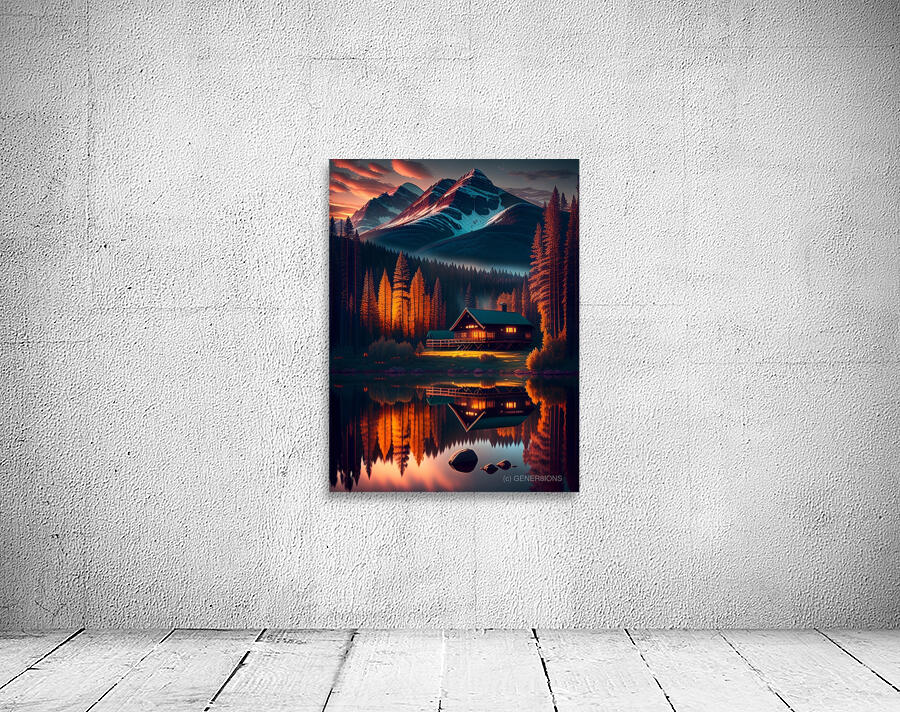 Lake cabin  Wall Preview