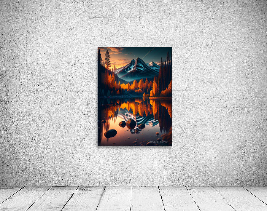 Mountain lake Wall Preview
