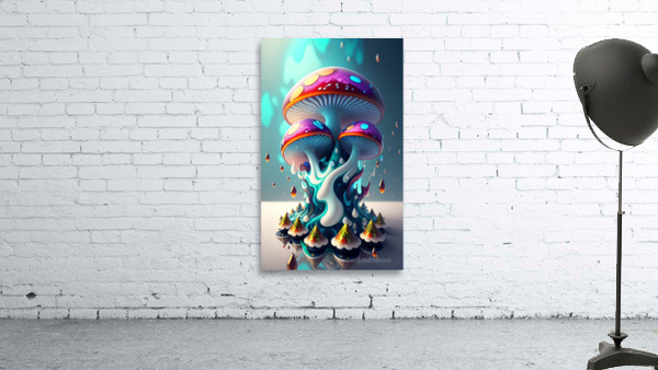 Cool Mushroom Wall Preview