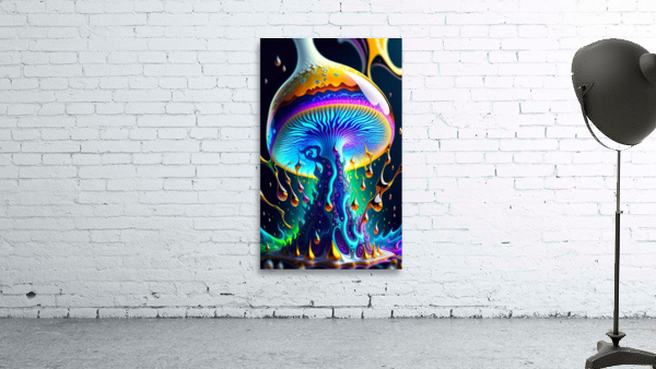 Mushroom Splash  Wall Preview