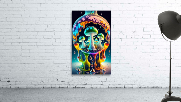 Mushroom bottle Wall Preview