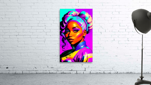 Futuristic Womann Wall Preview