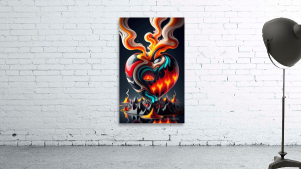 Fire Heart Wall Preview