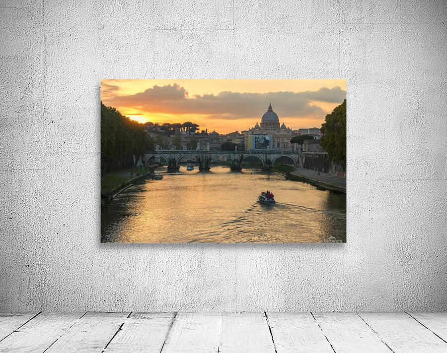 Sunset on Tevere Wall Preview