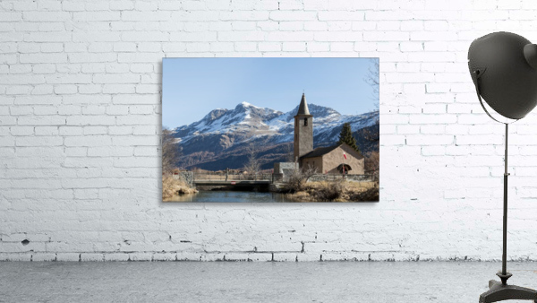 Church in Engadin Wall Preview