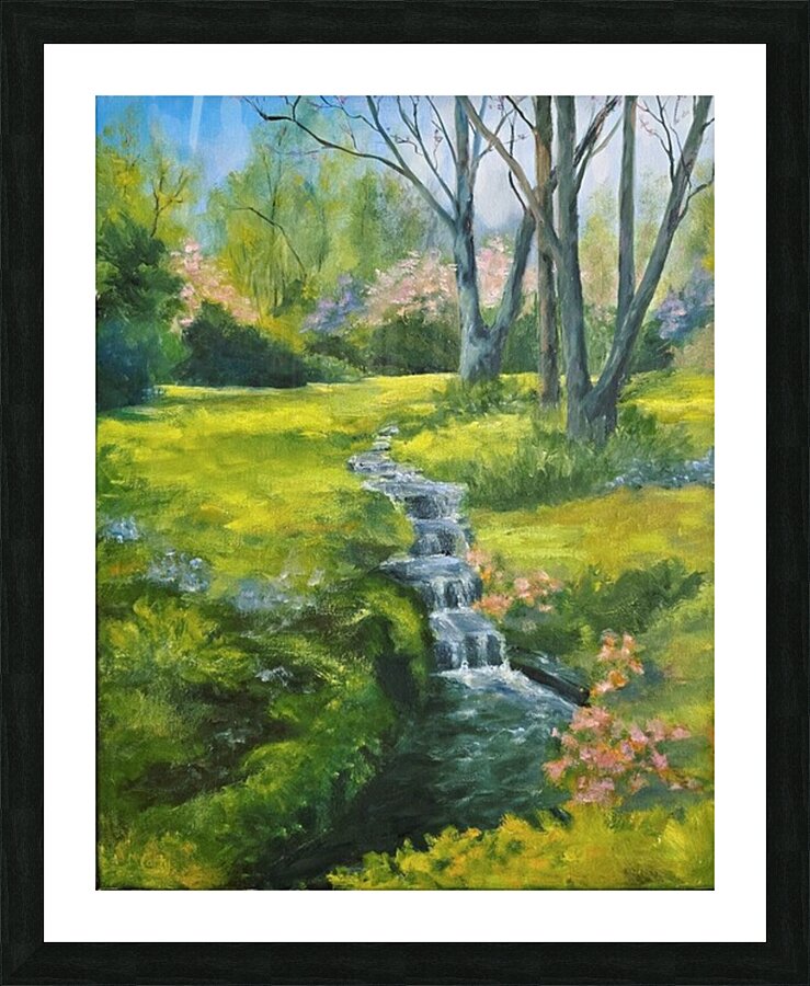 Spring Meadow Glow Picture Frame print