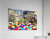 CITY BRIGHT RAIN Acrylic Print