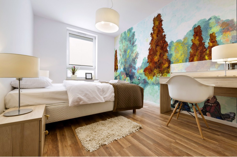 LAKE SI Mural print