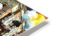 CITY BRIGHT RAIN HD Metal print