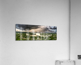 Heavy Rain over Geist Acrylic Print
