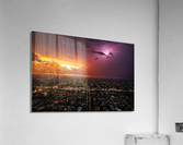 Sunset   Lightning Cape Coral FL    Acrylic Print