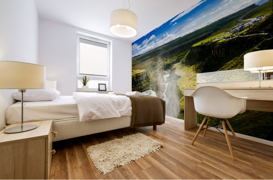 Gullfoss Iceland Waterfall Mural print