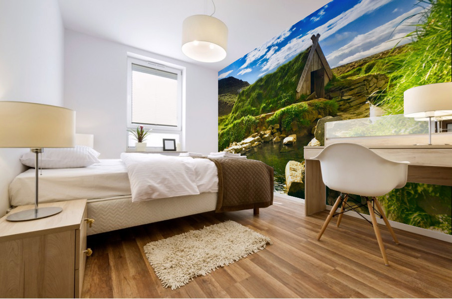 Iceland Hot Spring Mural print