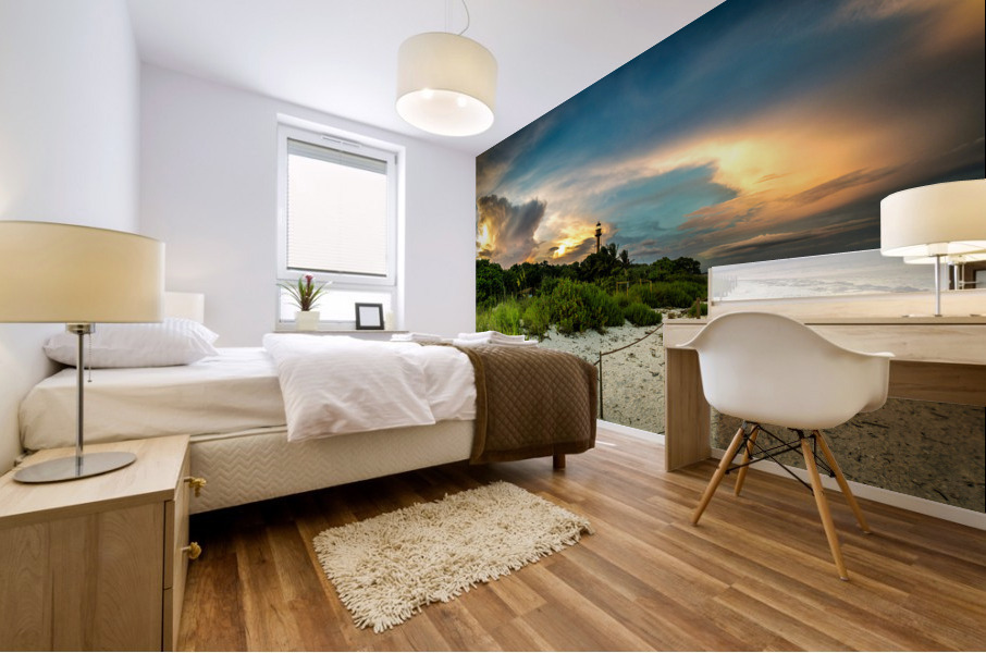 Sanibel Florida Lighthouse 4 Mural print