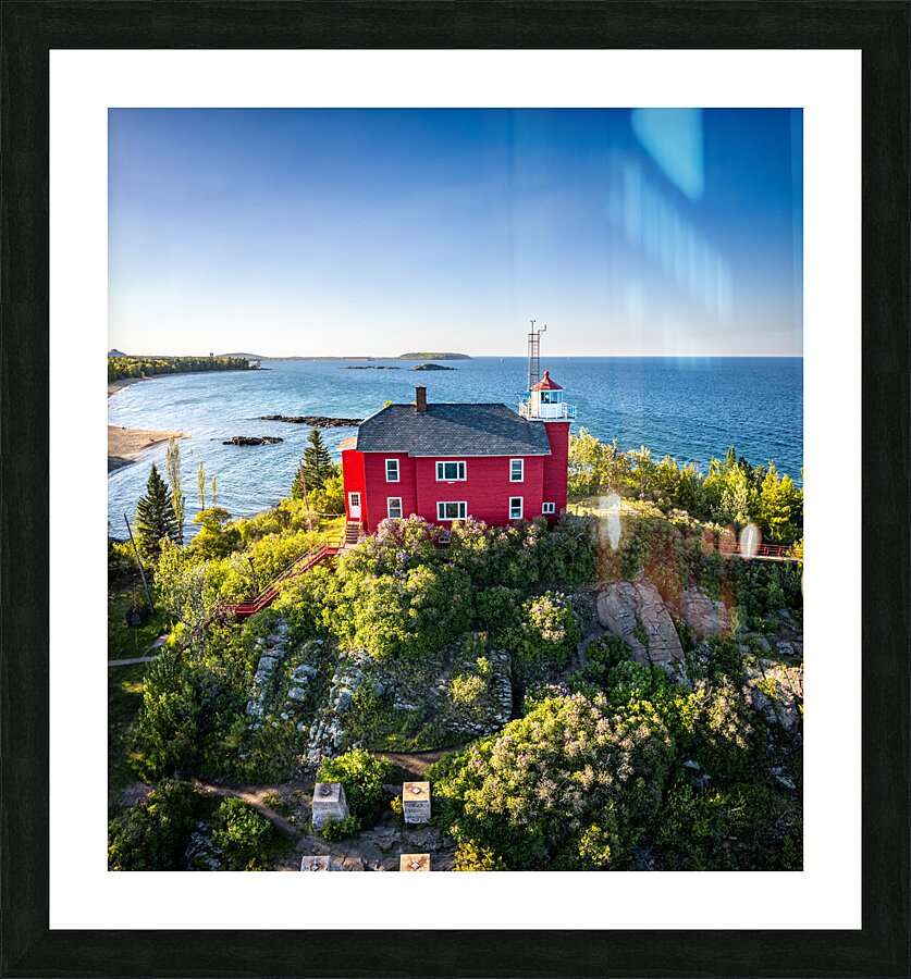 Marquette Harbor Lighthouse 1 Picture Frame print