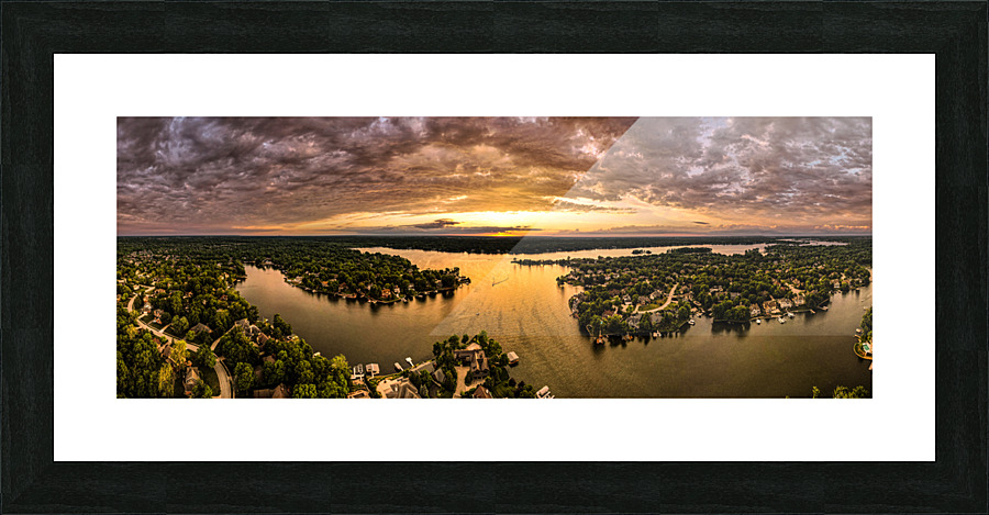 Pink Sky at Night Picture Frame print