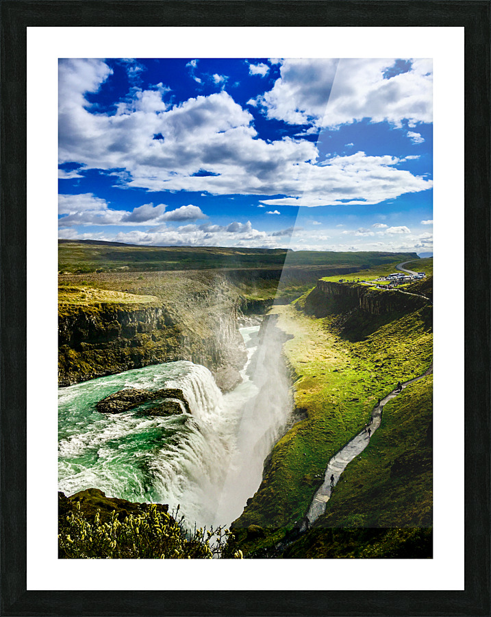 Gullfoss Iceland Waterfall Picture Frame print