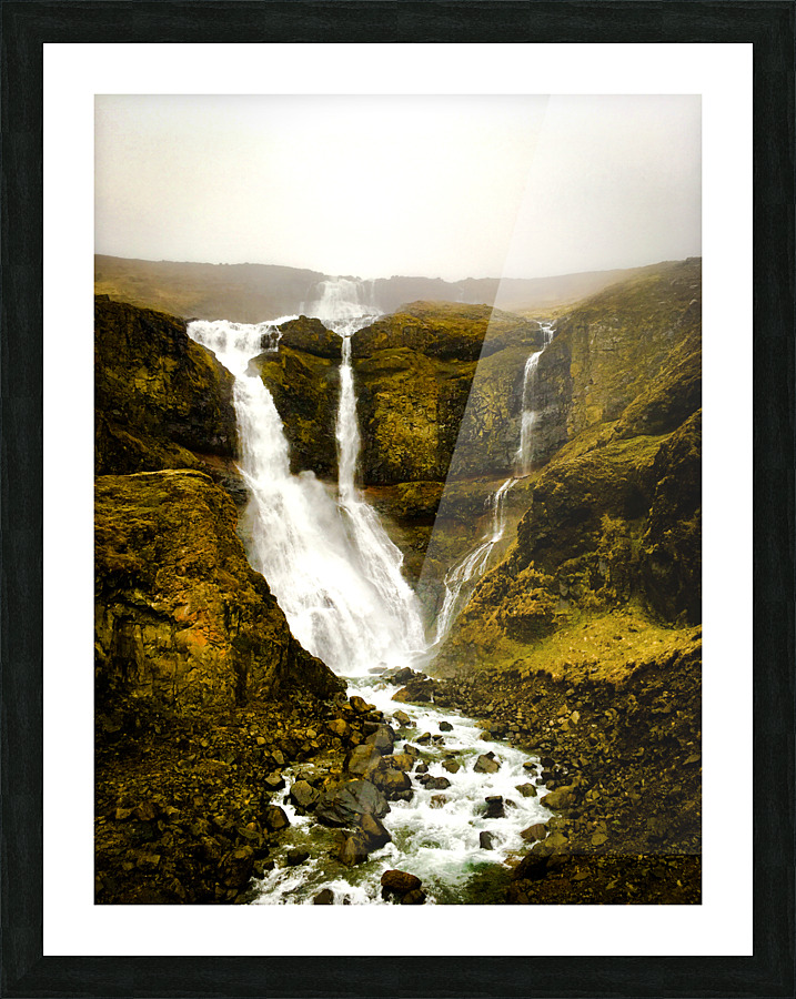 Iceland Waterfall Picture Frame print