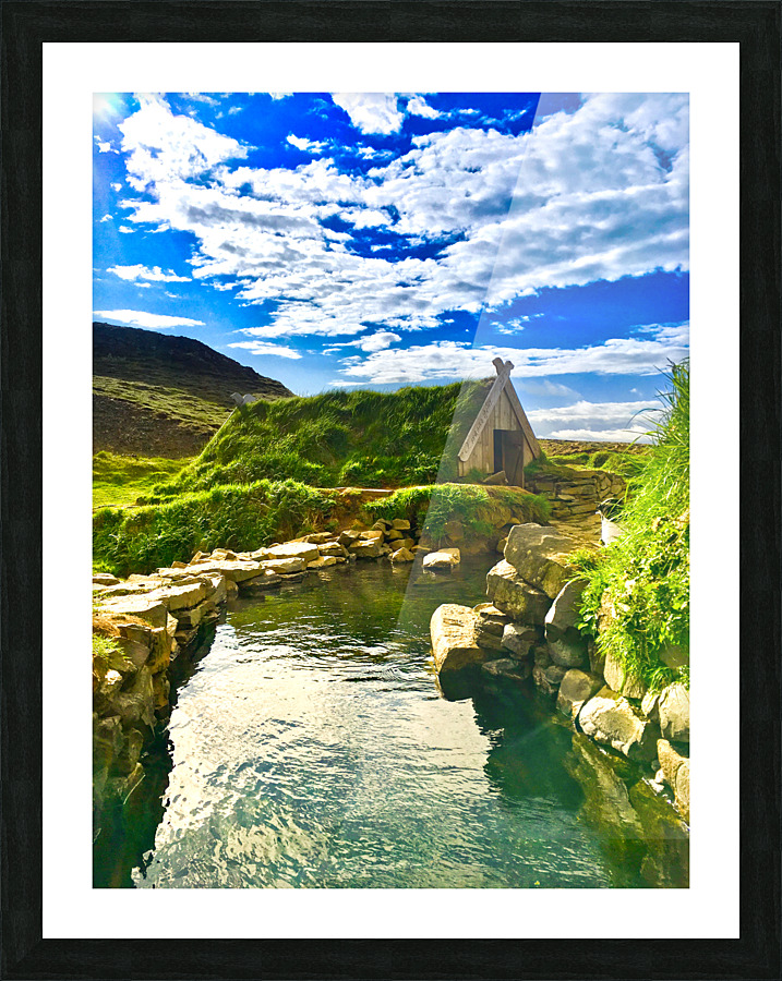 Iceland Hot Spring Picture Frame print