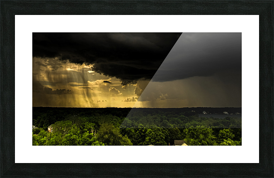 Face in the Clouds Indianapolis Picture Frame print