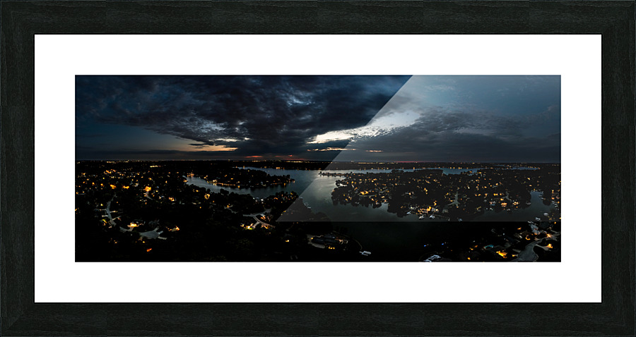 Geist at Night Picture Frame print