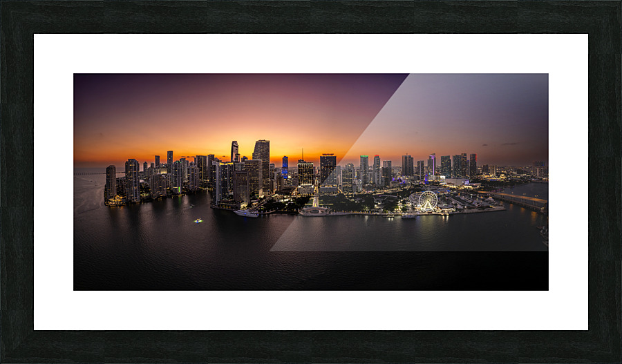 Miami Downtown 8 Picture Frame print