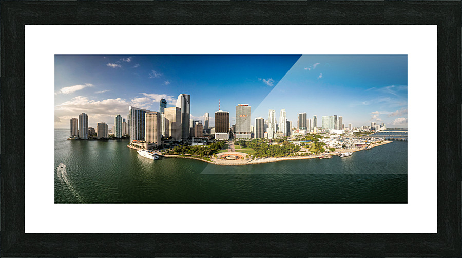 Miami Downtown 12 Picture Frame print
