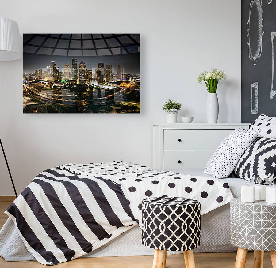 Houston Cityscape Reproduction