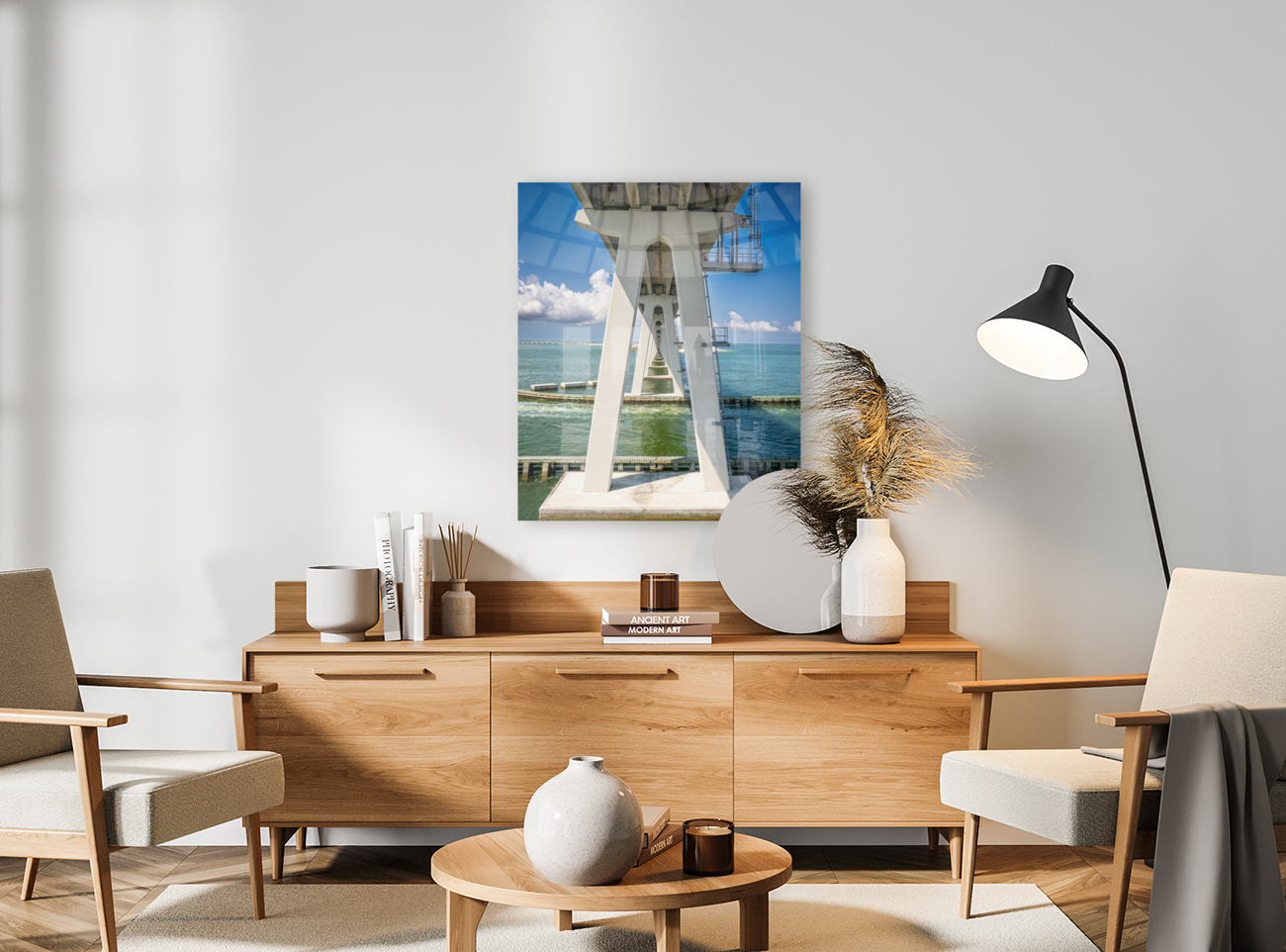 Sanibel Bridge Foundation Reproduction