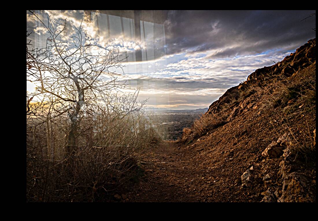 Mt. Olympus Utah Walking Trail   High Res Reproduction