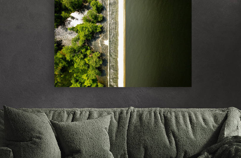 Geist Lake Dam by David Cressman 